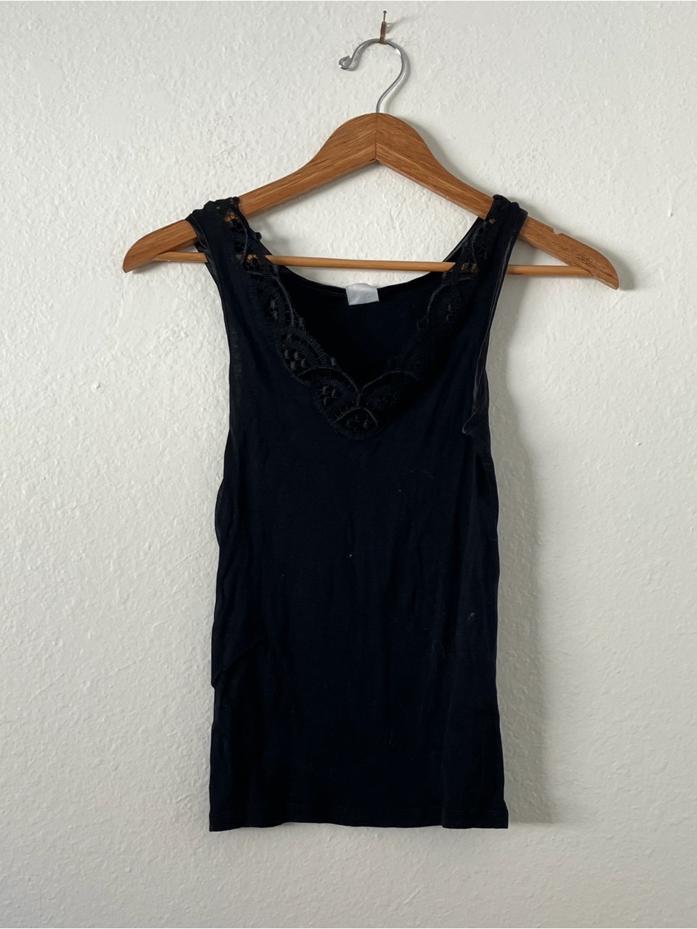 Black Hanro of Switzerland Camisole Undershirt